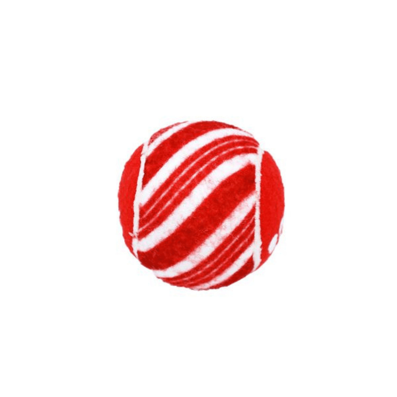 KONG Julleksak SqueakAir Ball 3p Rød