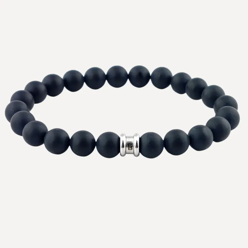 Stones Bracelet Basic armbånd - Matt Black